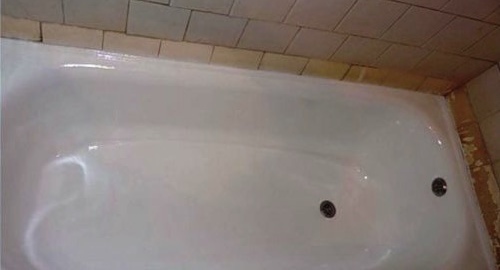 Реставрация ванны жидким акрилом | Авиамоторная